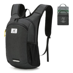 SKYSPER 10L Hiking Backpack Lightweight Packable Back Pack Small Travel Daypack for Women Men Foldable Outdoor Rucksack Black Small Daypack Backpacks