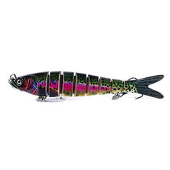 Multi-Jointed Lure for Bass Fishing, Soft Bait