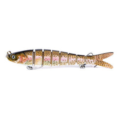 Multi-Jointed Lure for Bass Fishing, Soft Bait