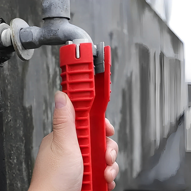 Multifunctional Sink Wrench Set for Faucet Installation