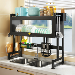 Multi-Functional Kitchen Sink Organizer Rack for Dishes